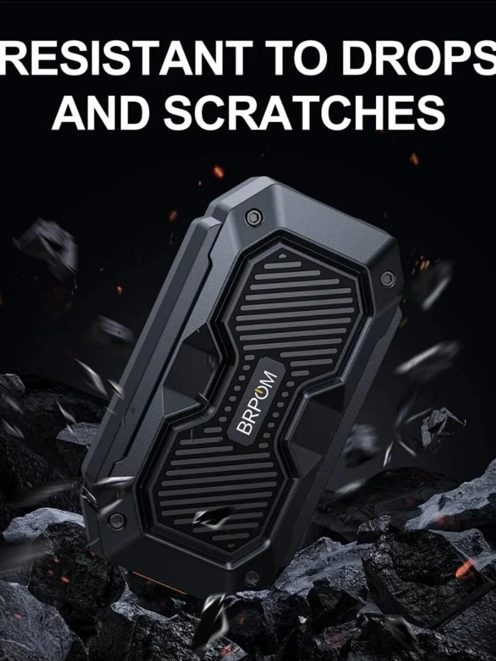 Portable Car Jump Starter – Black